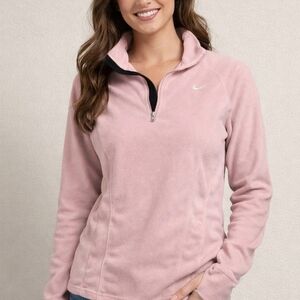 Women's Pink Nike Fleece Pullover